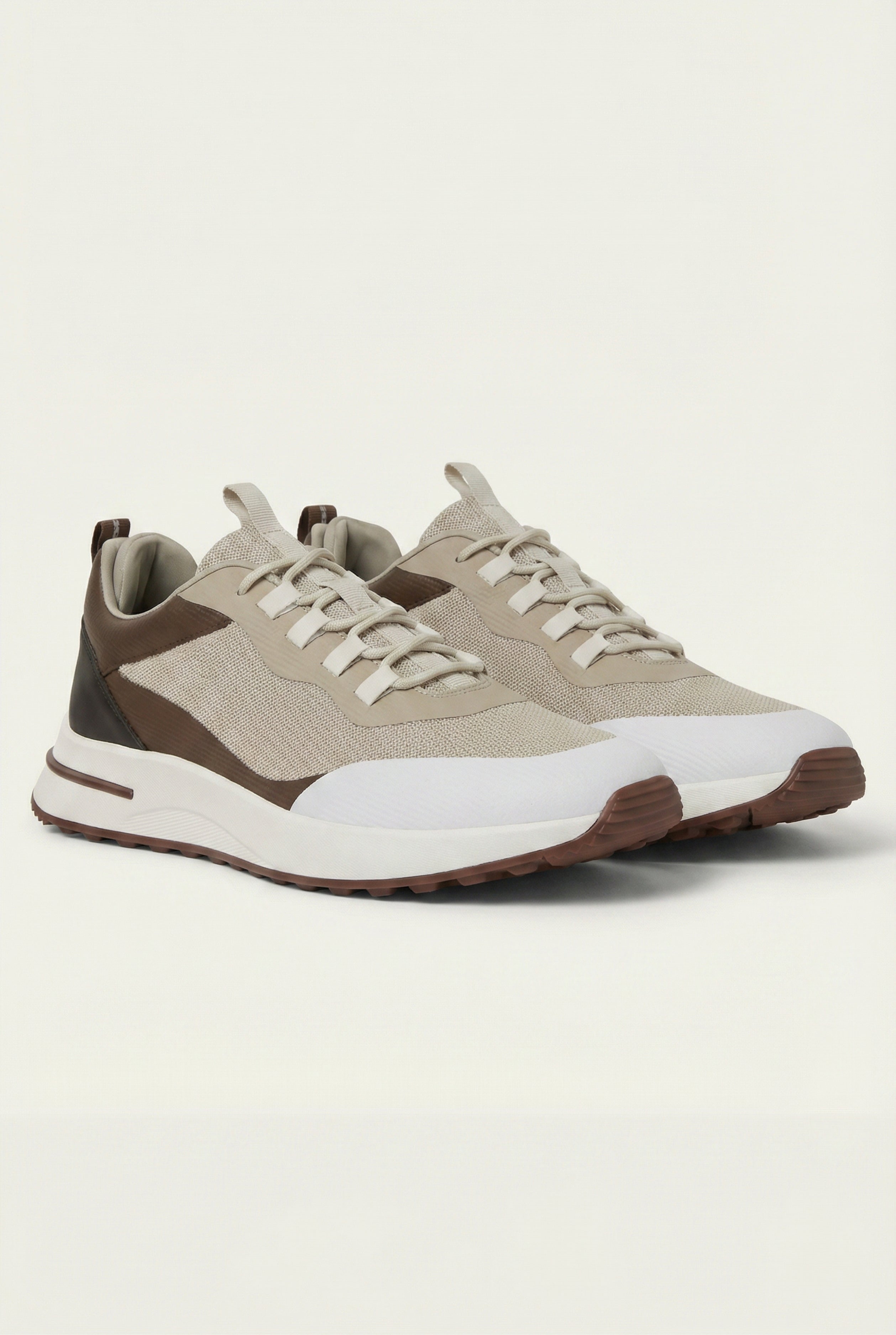 Timassi Portofino Sneaker - Taupe Kahverengi - yandan görünüm