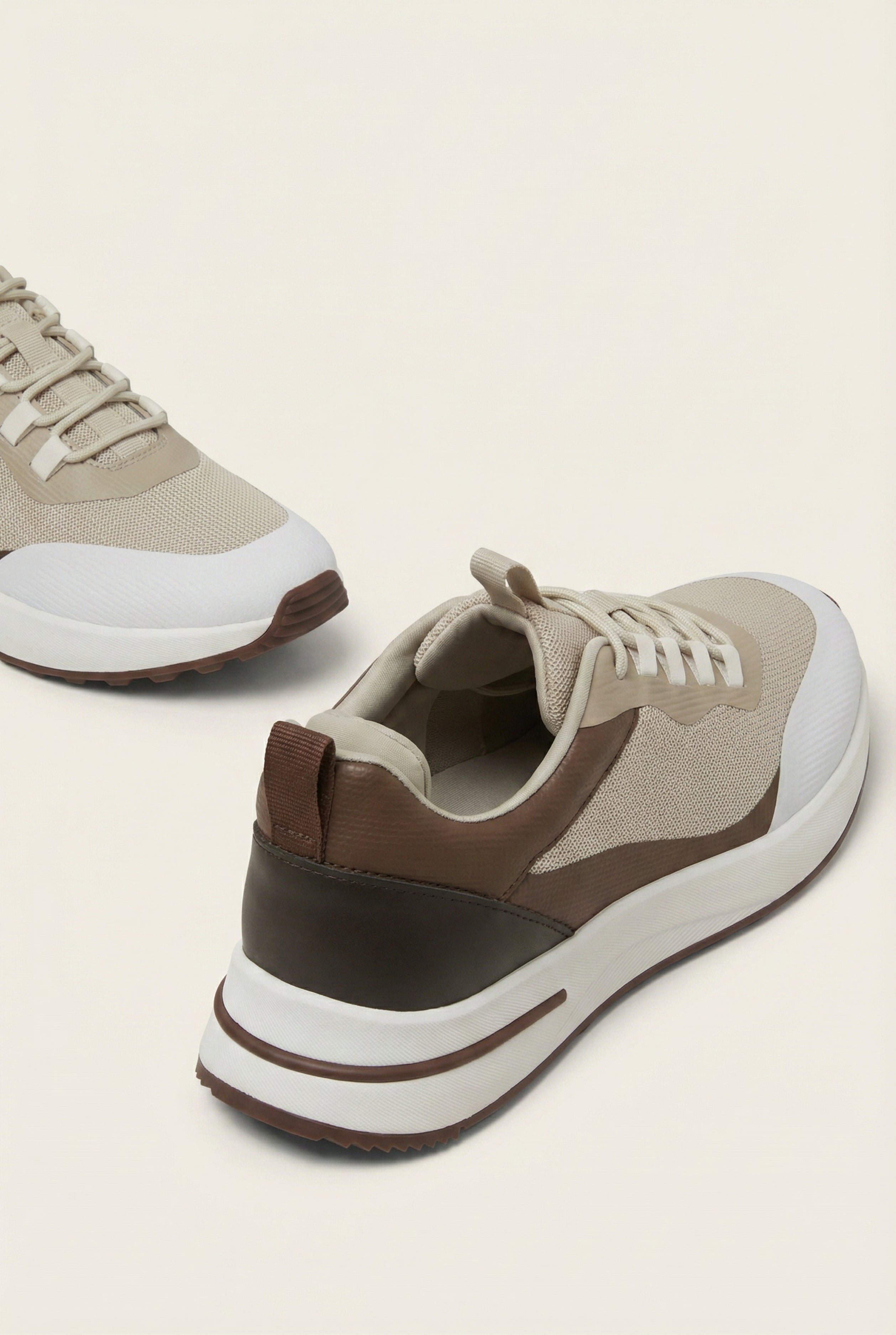 Timassi Portofino Sneaker - Taupe Kahverengi - yakın çekim