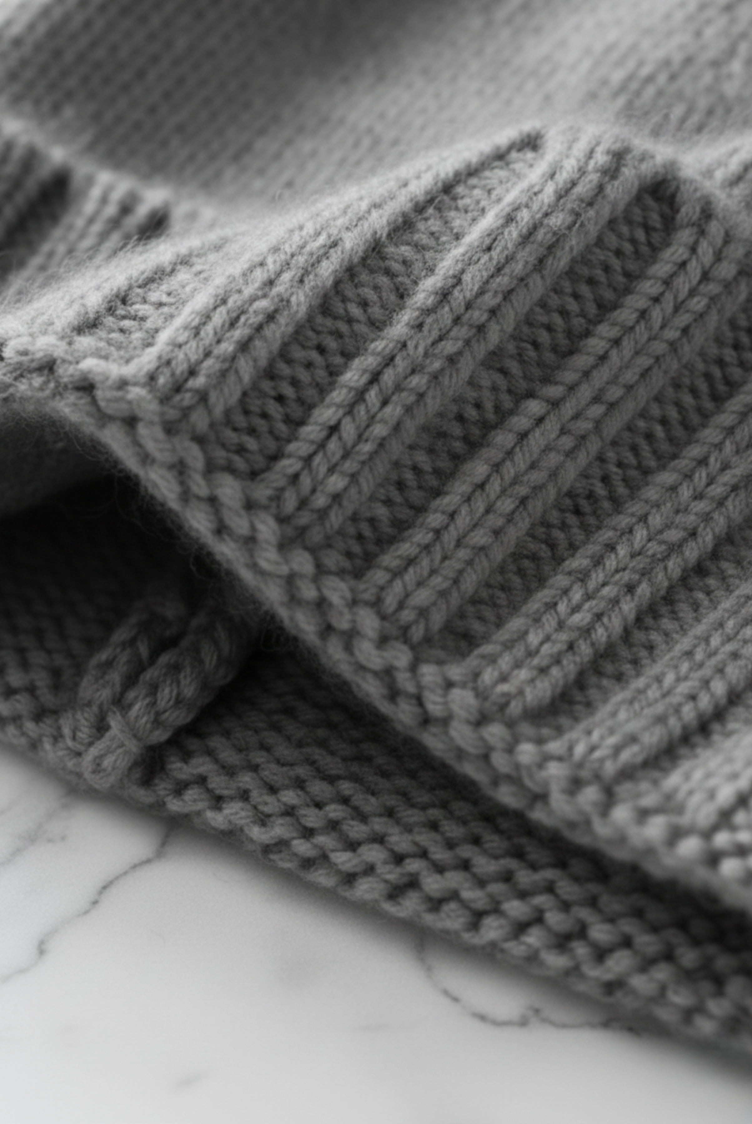 Gri Premium Kaşmir Bere