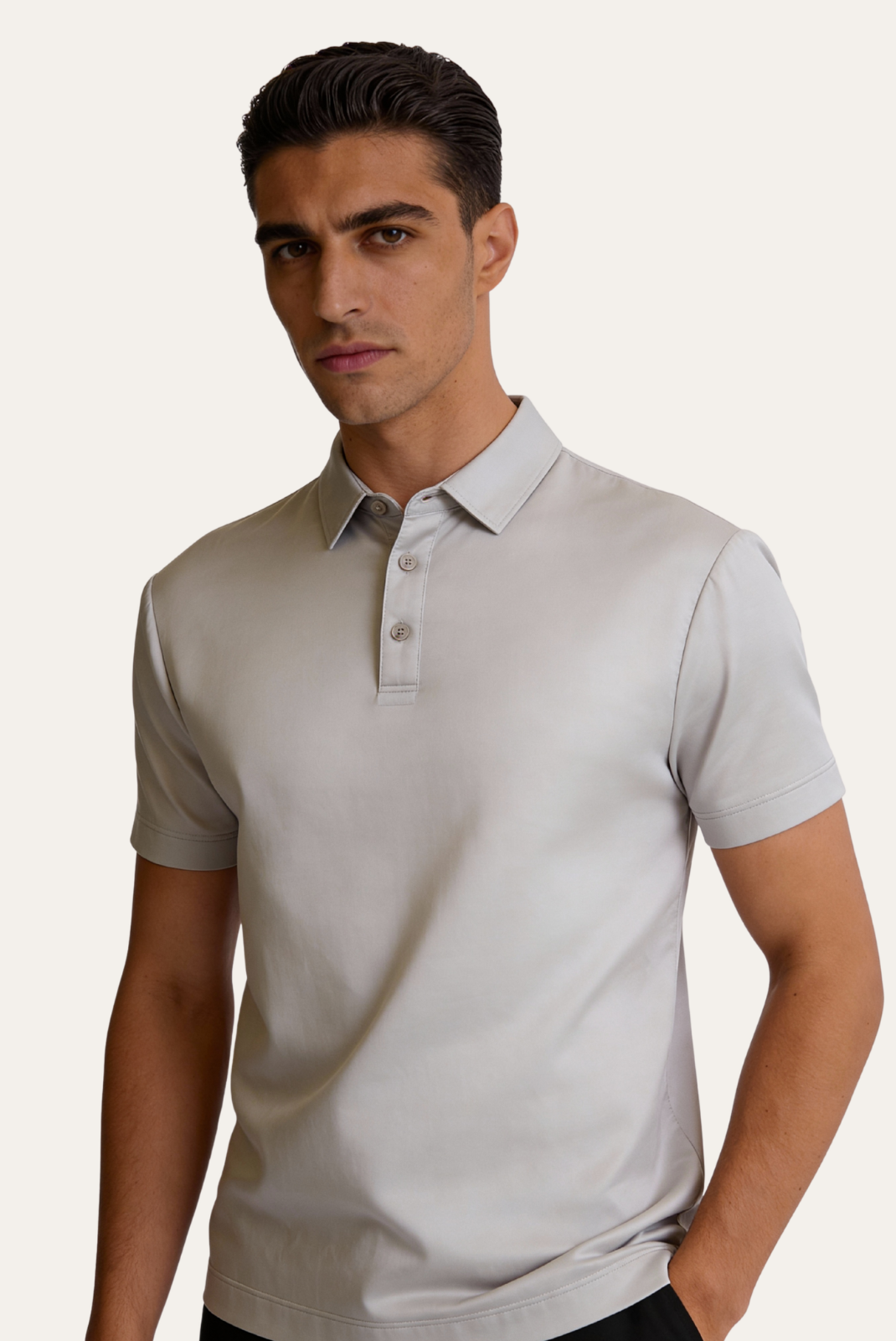 Bej Fondatore Polo T-Shirt