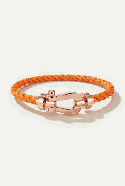 Yat Bileklik - Turuncu/Rose Gold