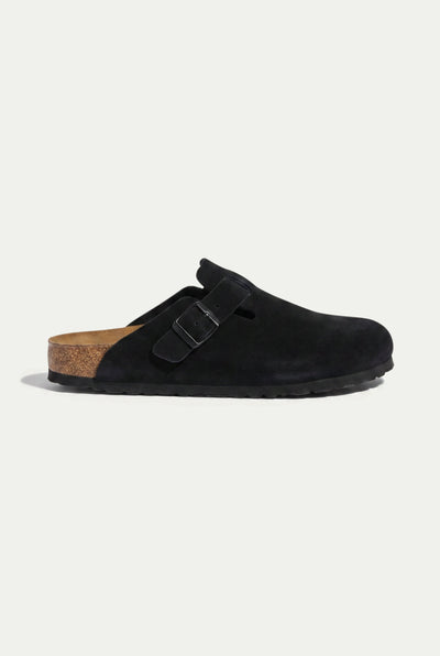 Oslo Süet Clog - Siyah
