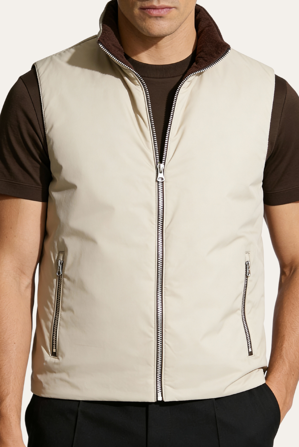 Kahverengi Roma Yelek