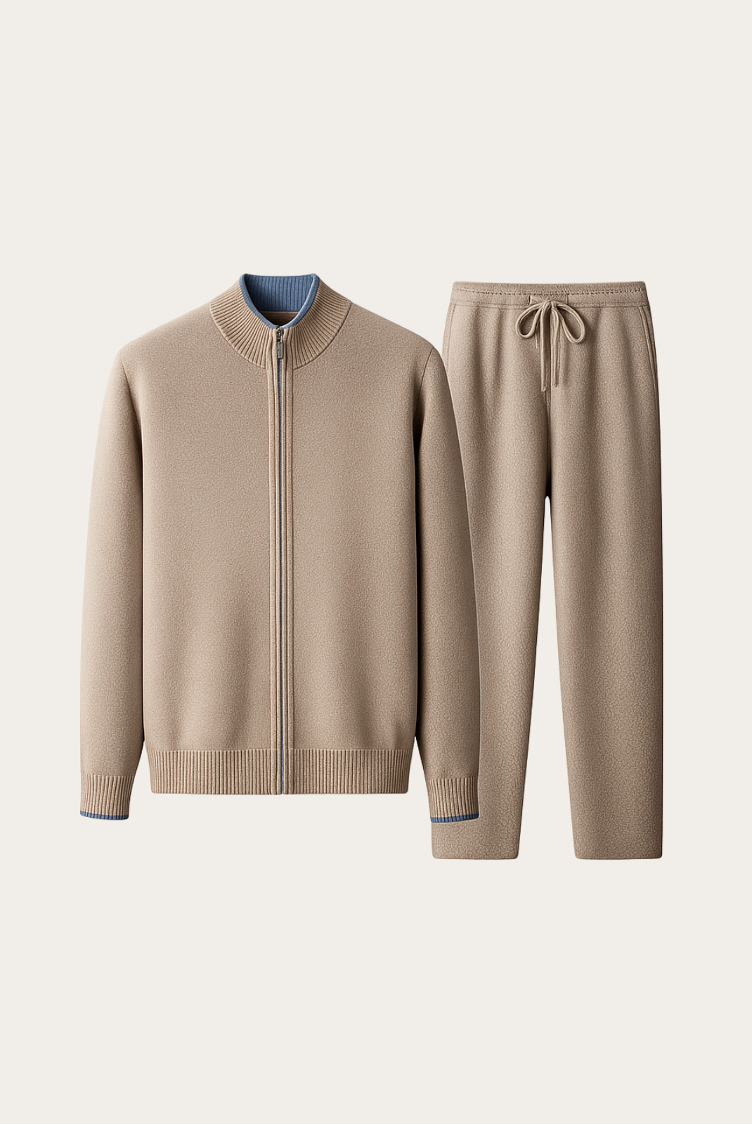 Merino Yünü Bej Takım