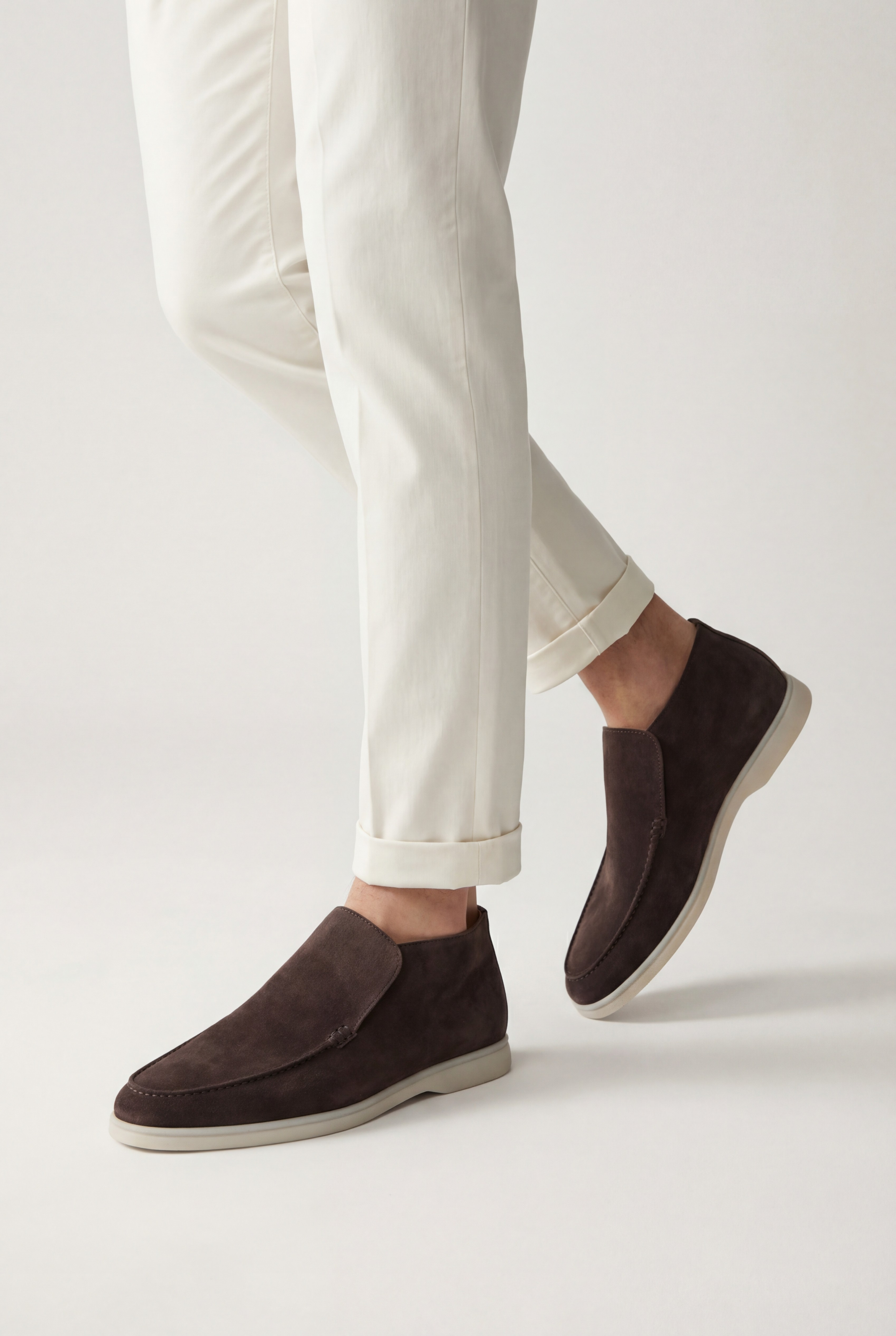 Amalfi Süet Loafer - Kahverengi