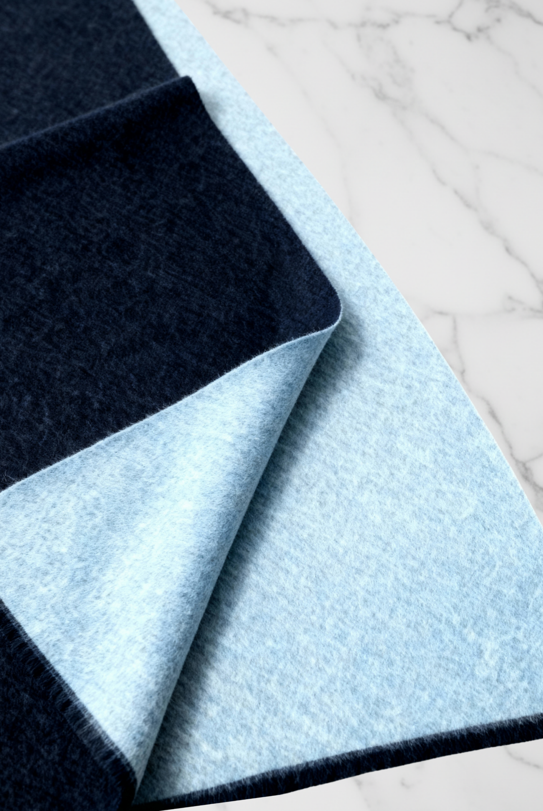 Kraliyet Mavisi Premium Kaşmir Atkı