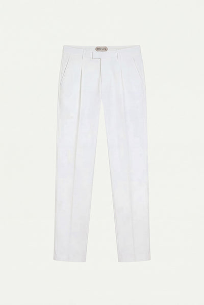 Portofino Klasik Pantolon - Beyaz