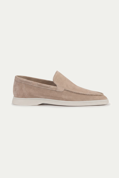 Amalfi Klasik Süet Loafer - Bej