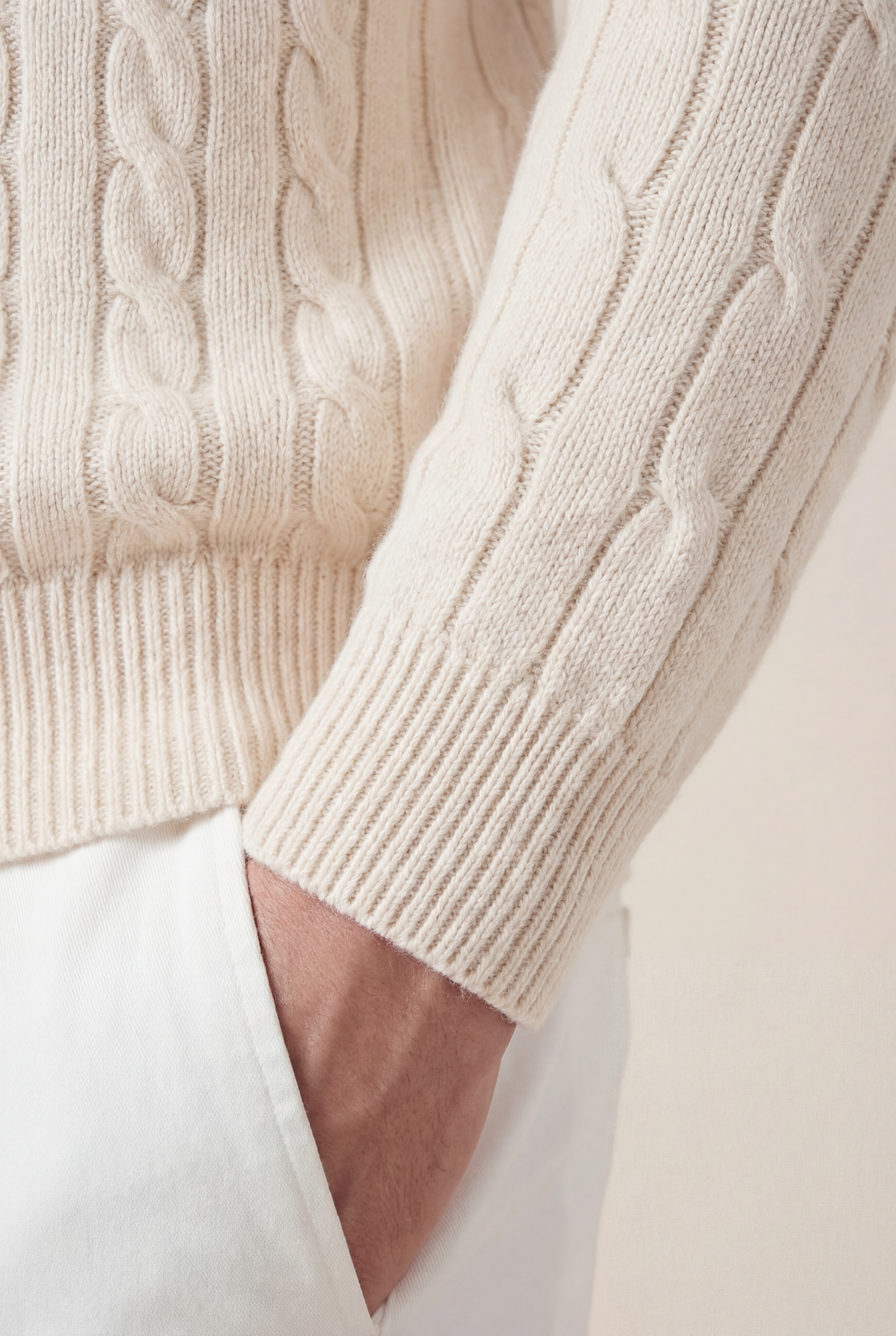 Timassi Como Kaşmir Kapüşonlu Sweatshirt - arka görünüm