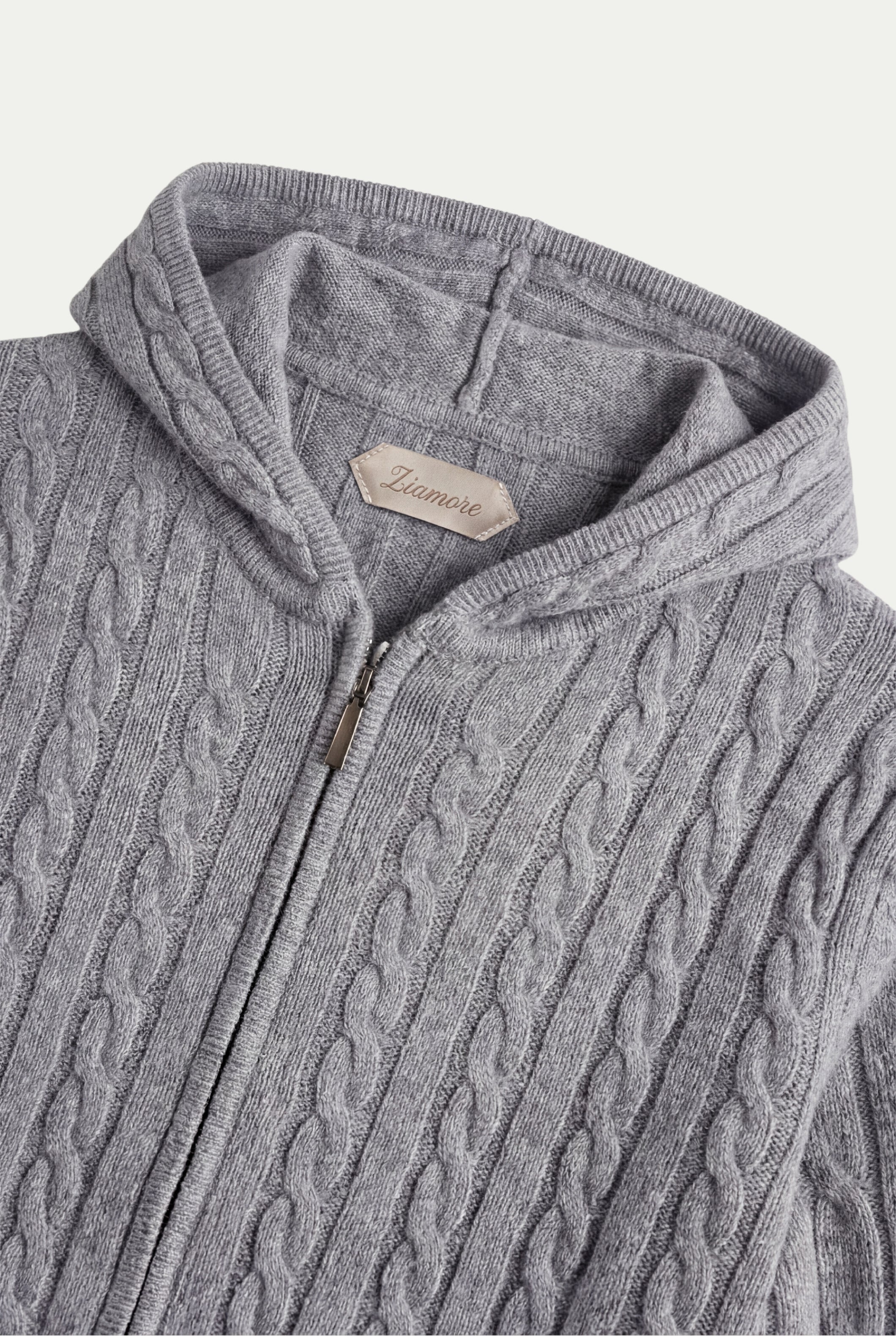 Timassi Como Kaşmir Kapüşonlu Sweatshirt - kumaş dokusu