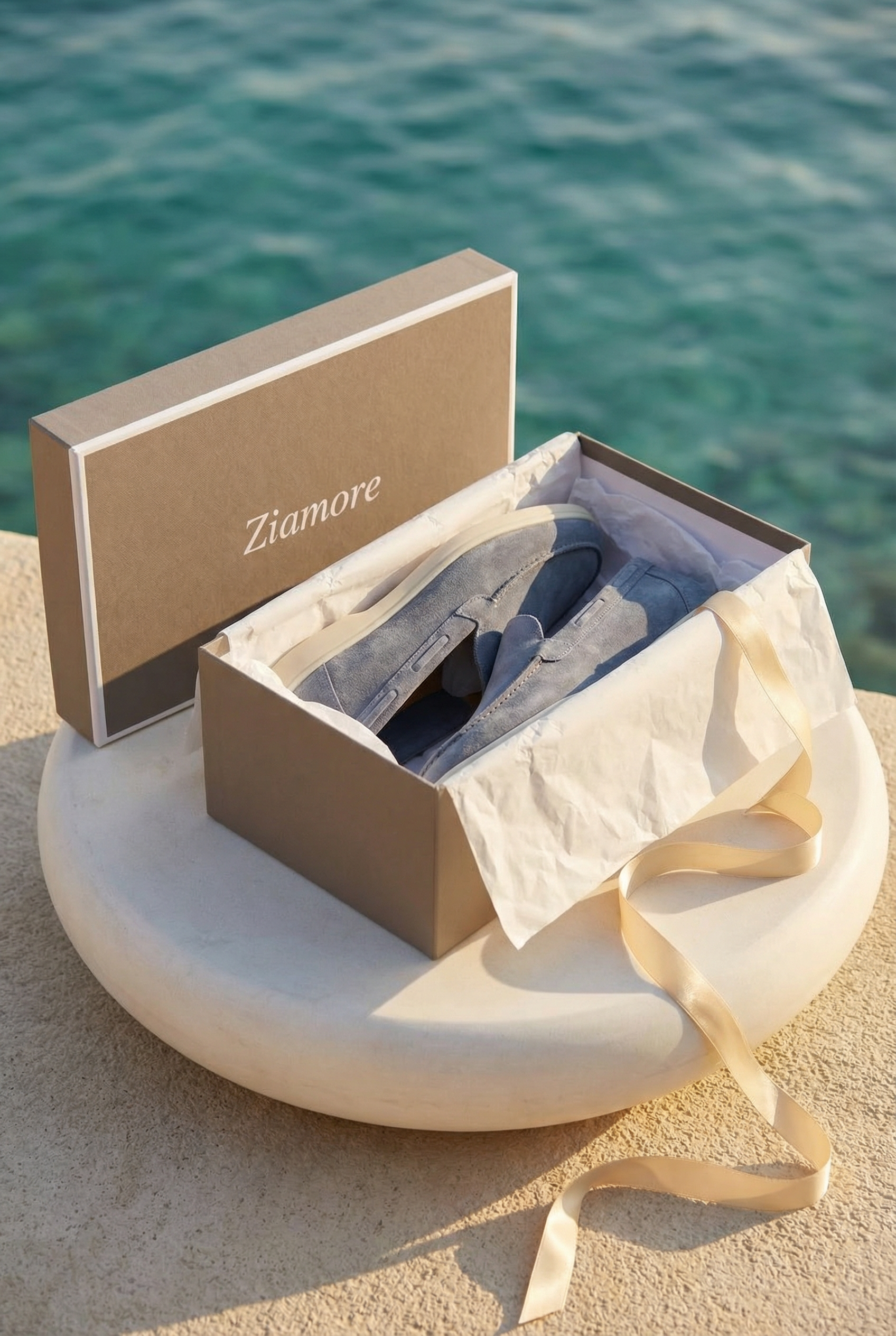 Timassi Amalfi Klasik Süet Loafer - Bebe Mavisi kombin önerisi