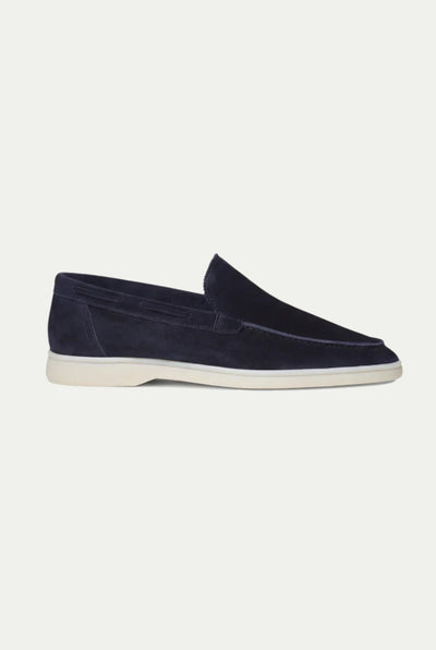 Amalfi Klasik Süet Loafer - Lacivert