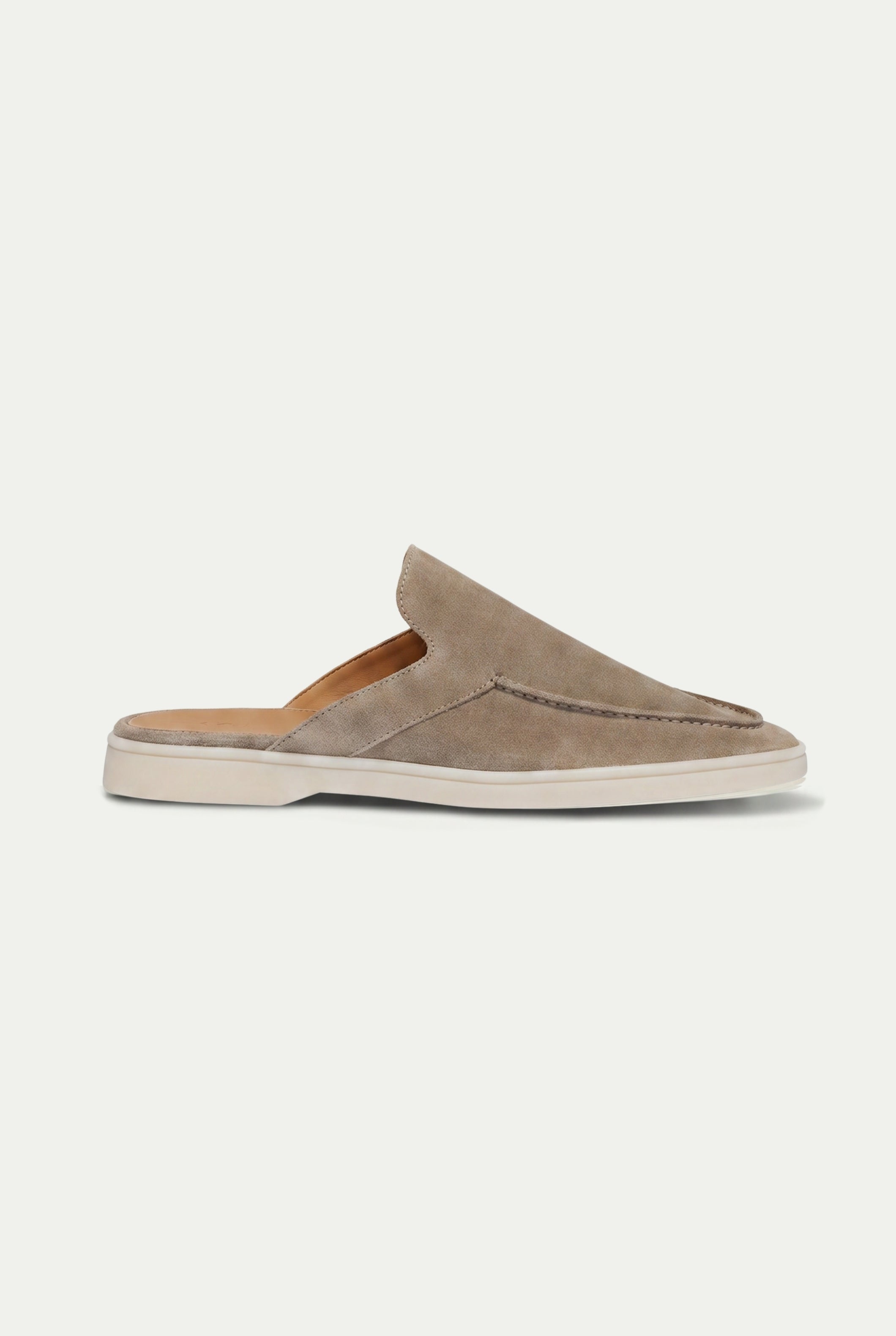 Timassi Yacht Süet Mule - taş grisi