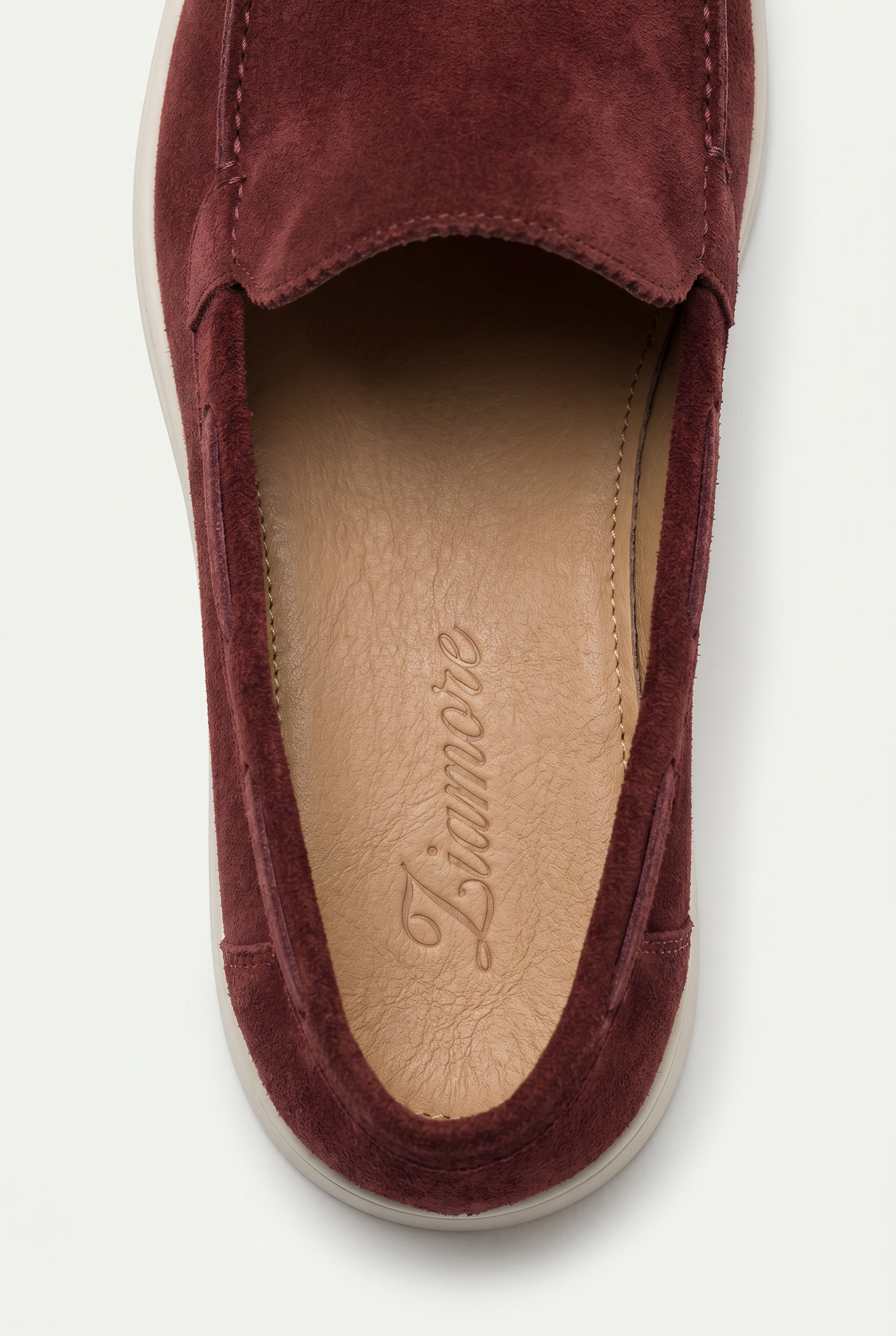 Timassi süet loafer - Bordo stil önerisi