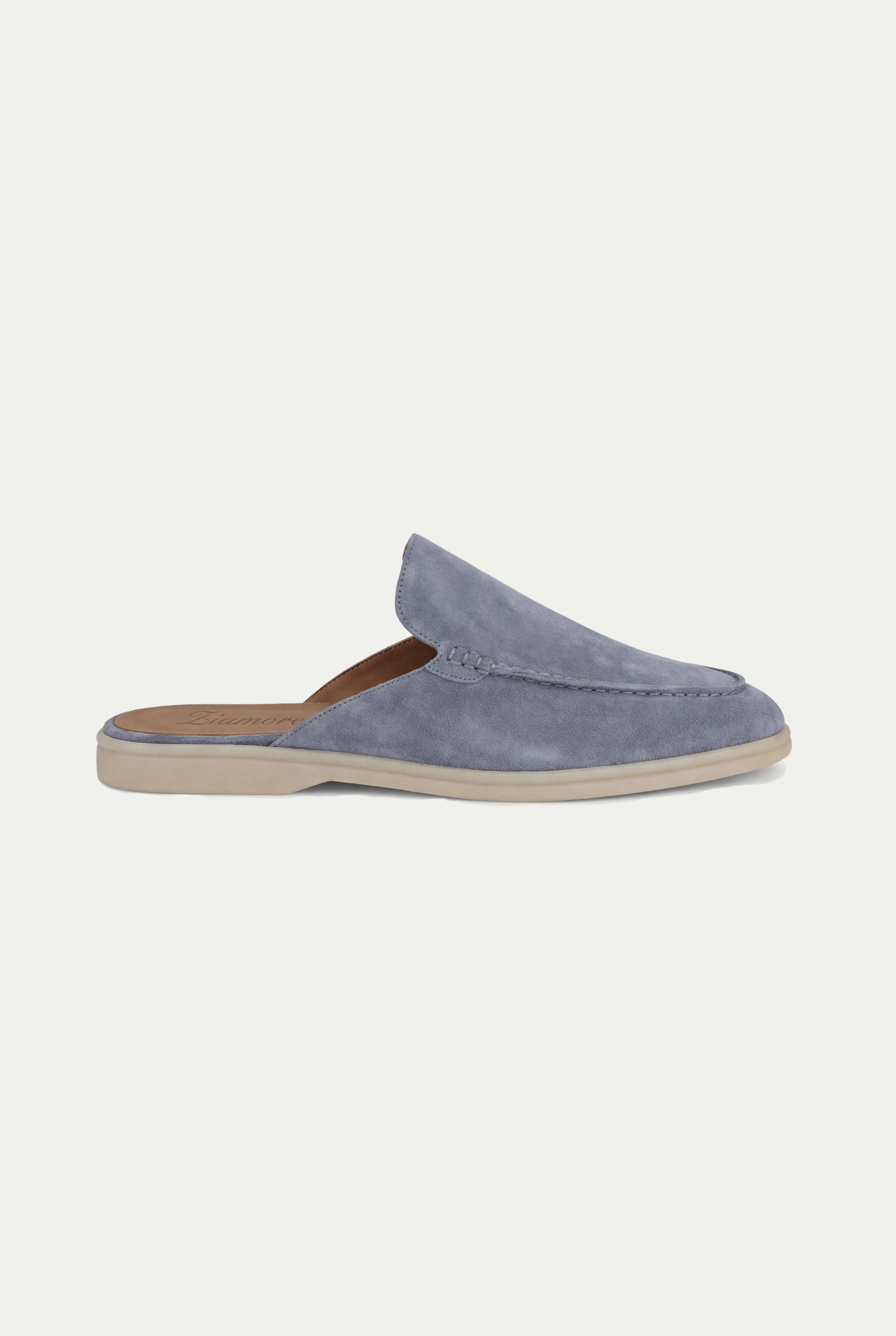 Timassi Yacht Süet Mule - Bebe Mavisi