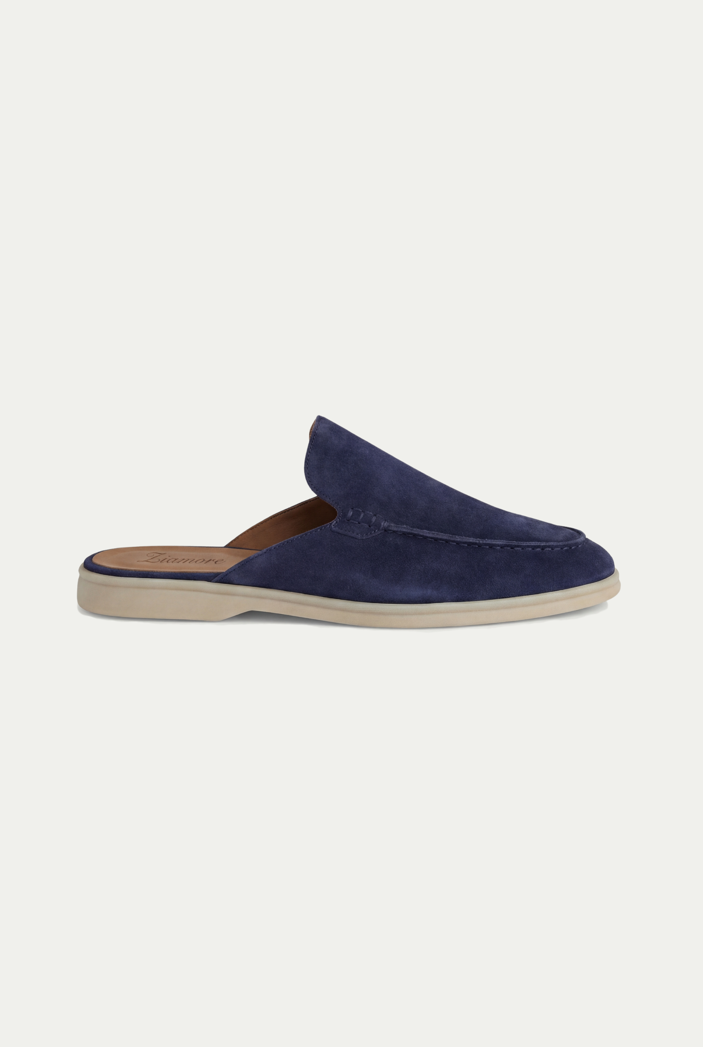 Timassi Yacht Süet Mule - Lacivert