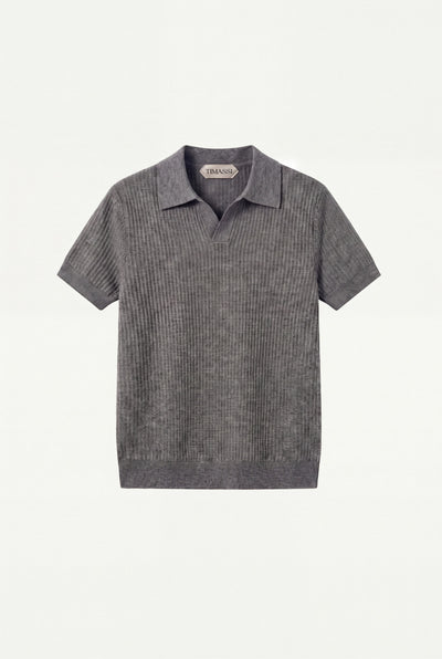 Ravello Örgü Polo - Gri