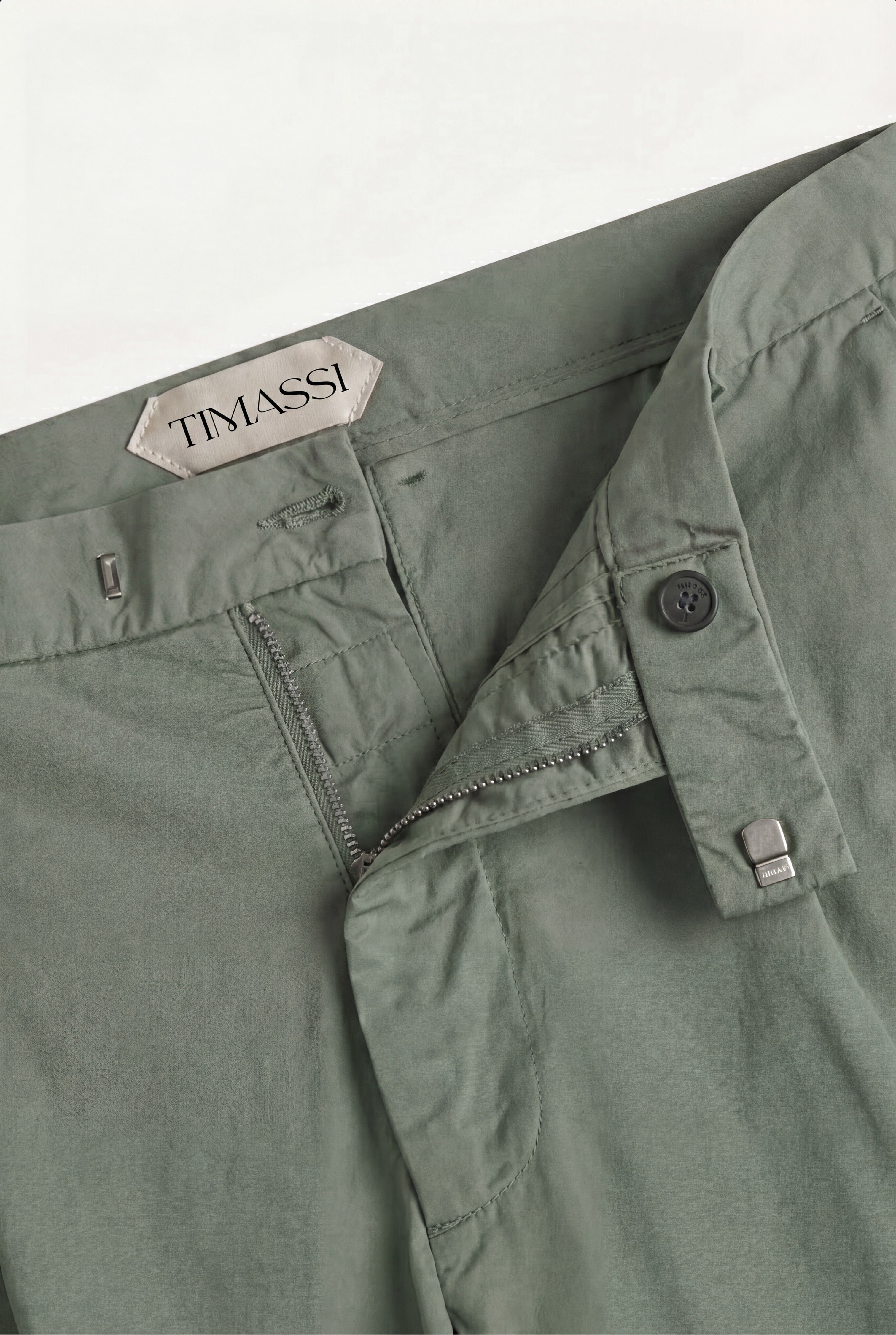 Portofino Klasik Pantolon - Adaçayı Yeşili