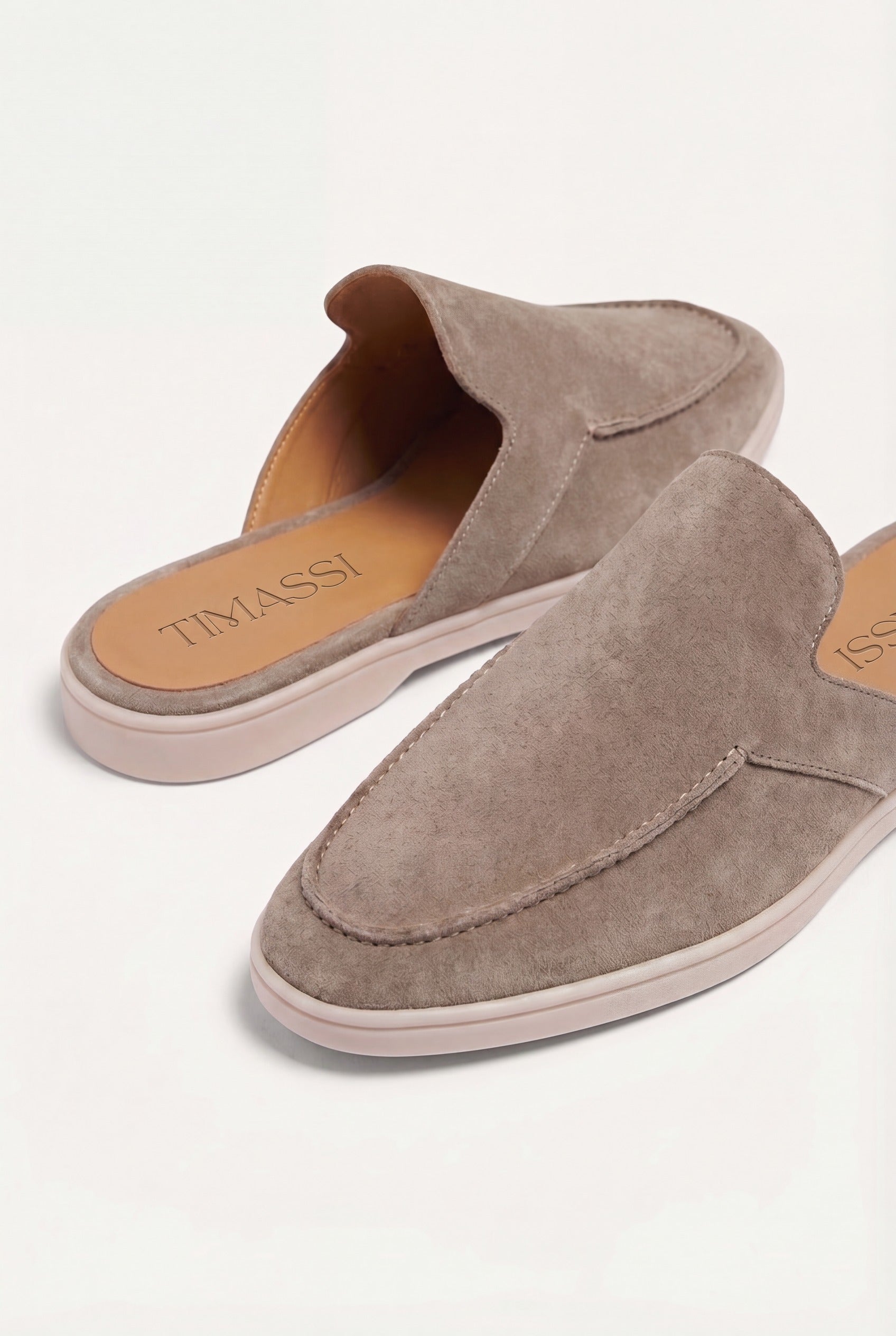 Marina Süet Mule - Taupe