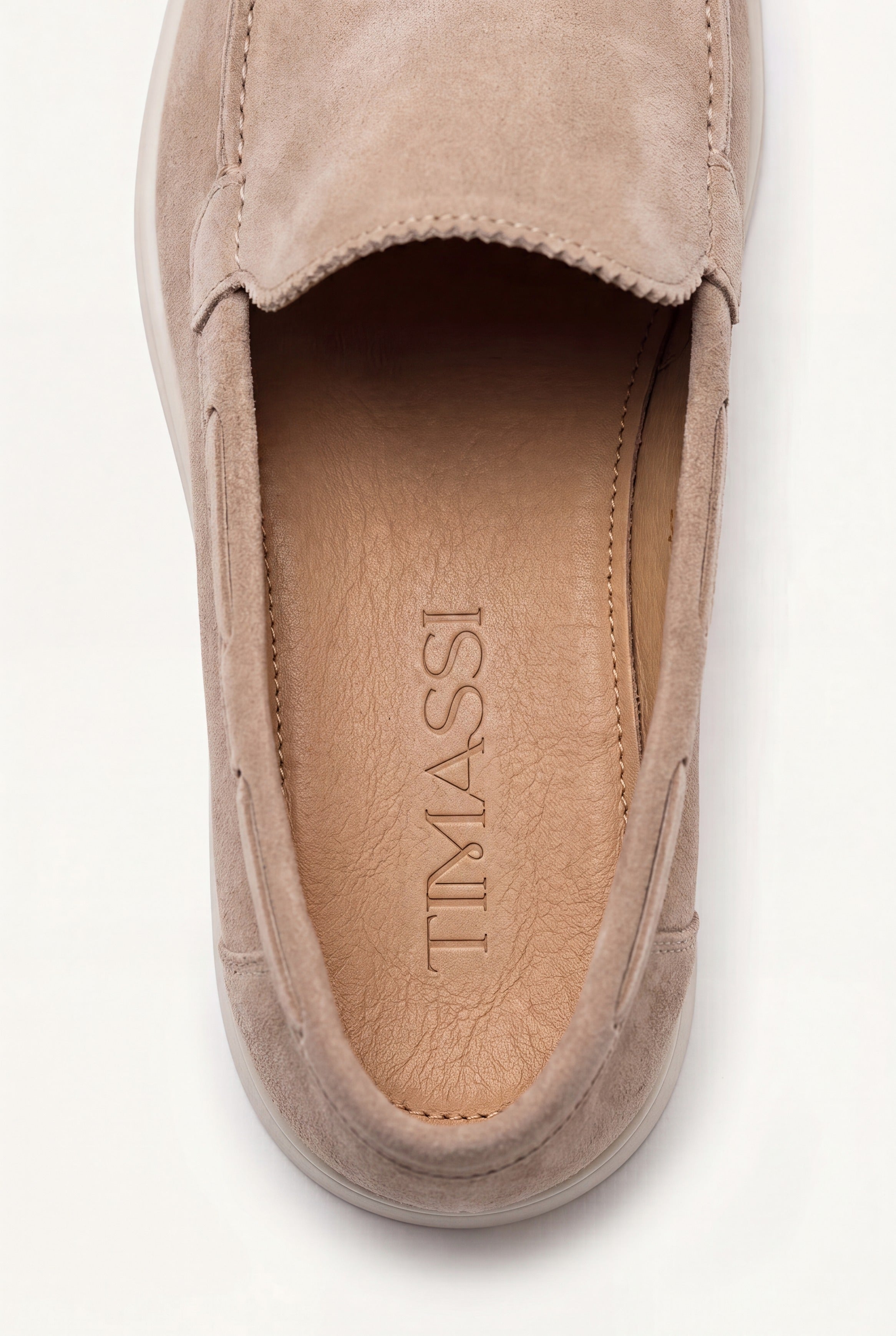 Amalfi Klasik Süet Loafer - Bej
