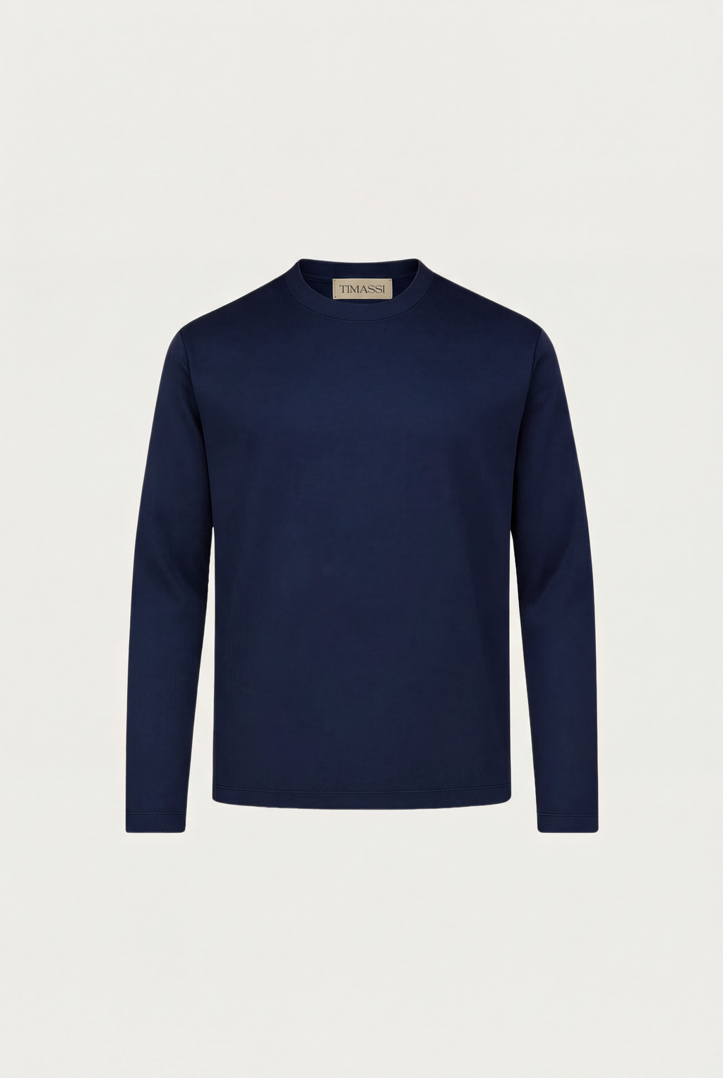 Lacivert Uzun Kollu T-Shirt