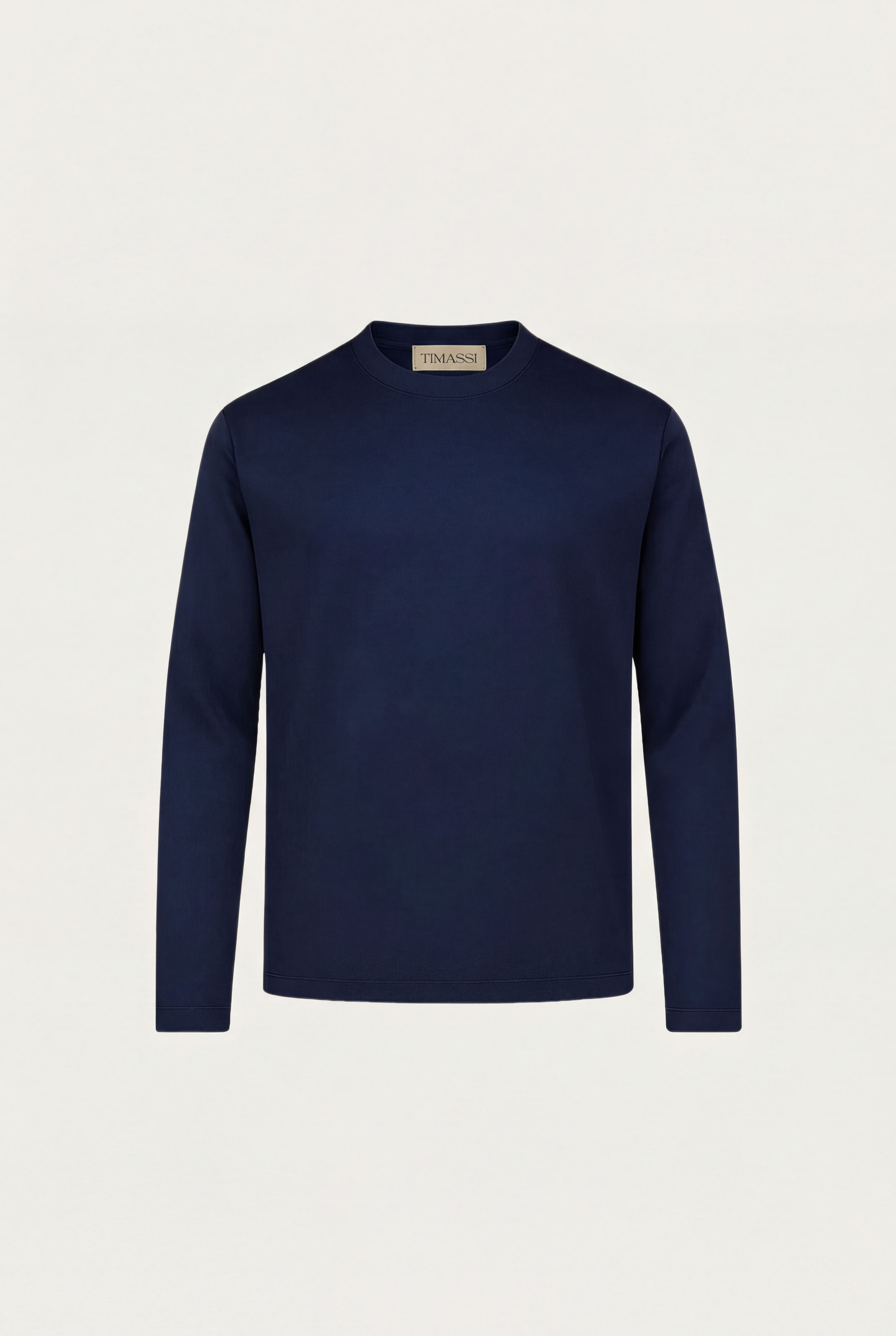 Lacivert Uzun Kollu T-Shirt