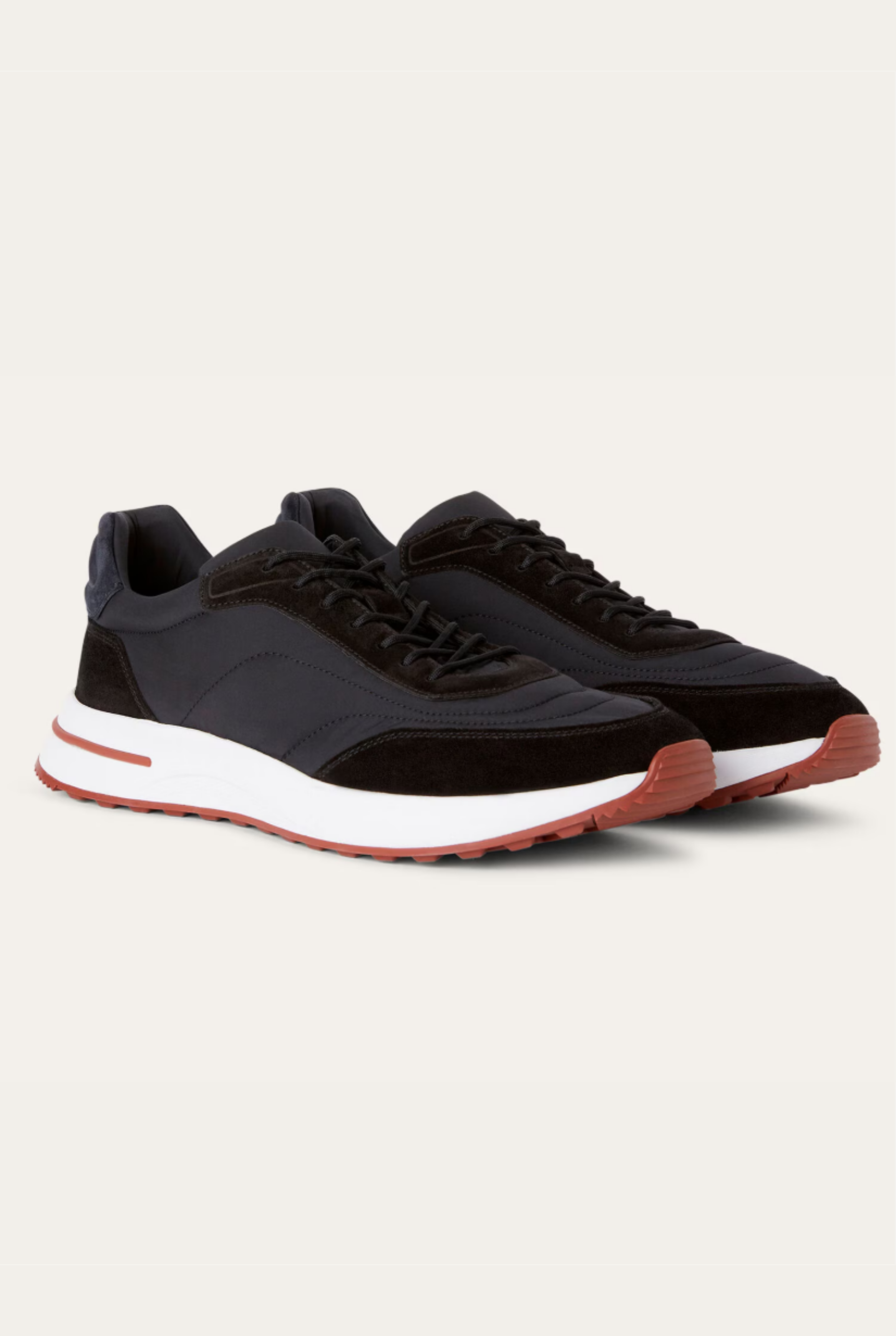 Portofino Süet Sneaker - Siyah