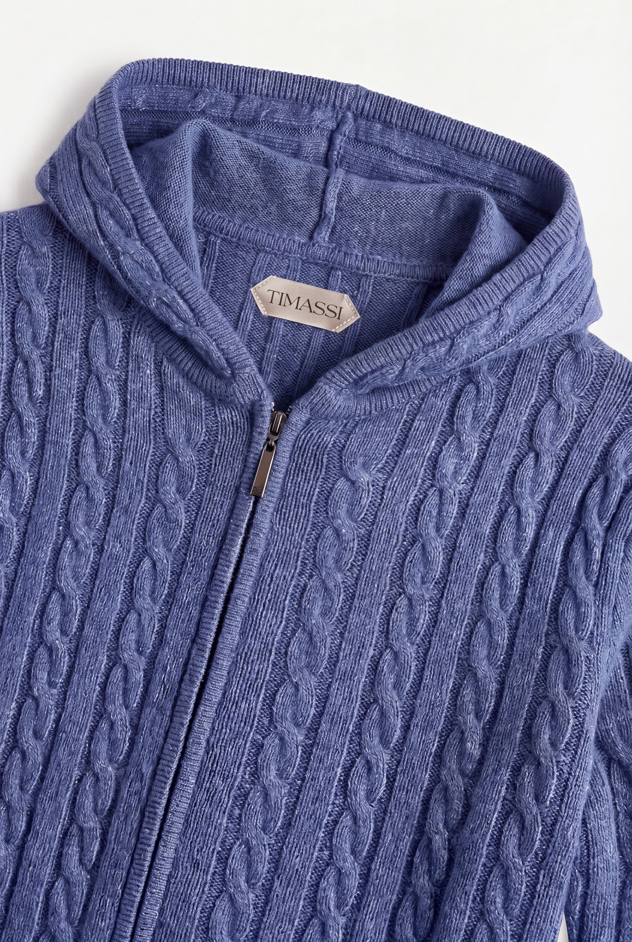 Como Kaşmir Kapüşonlu Sweatshirt - Mavi