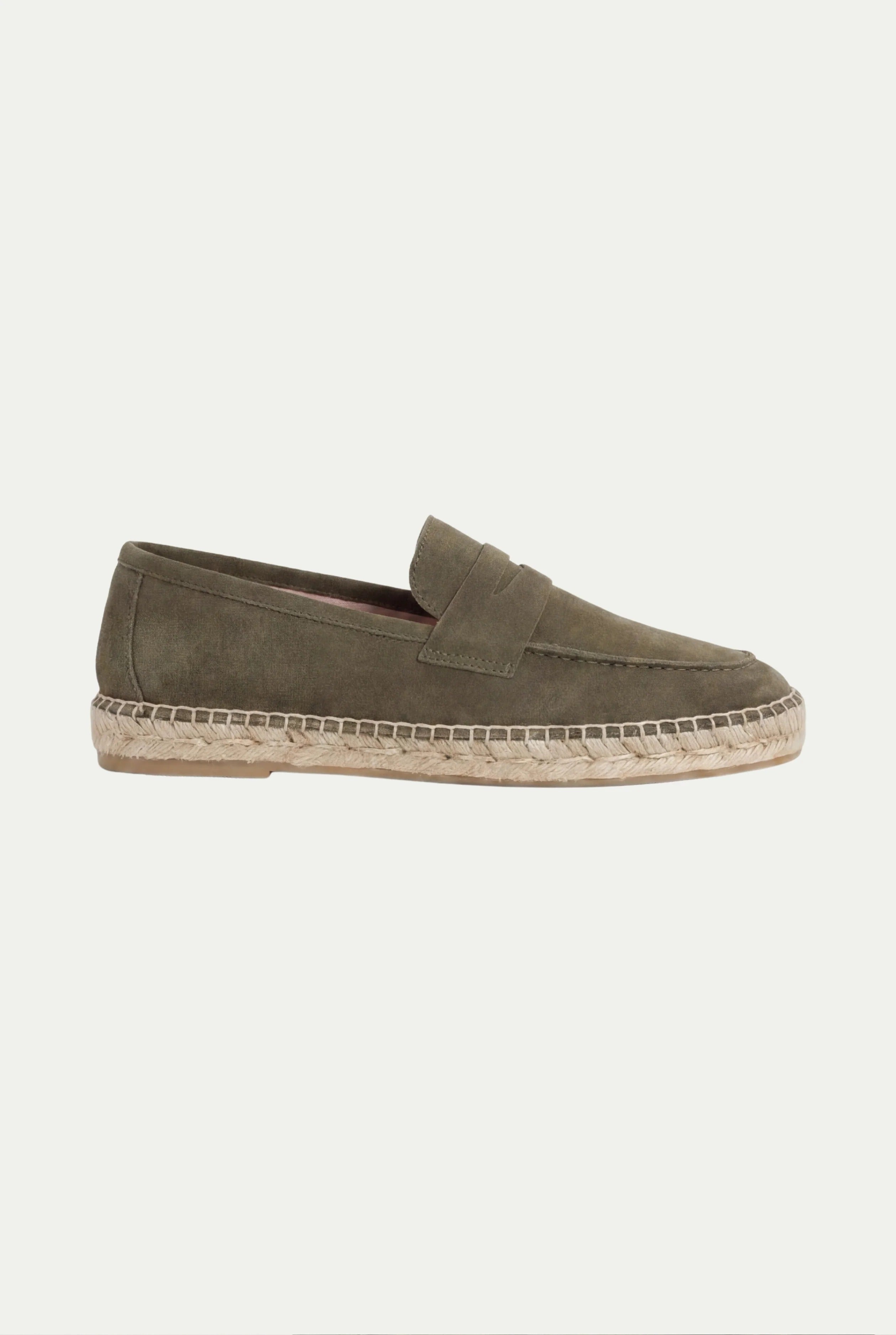 Capri Süet Loafer - Zeytin Yeşili